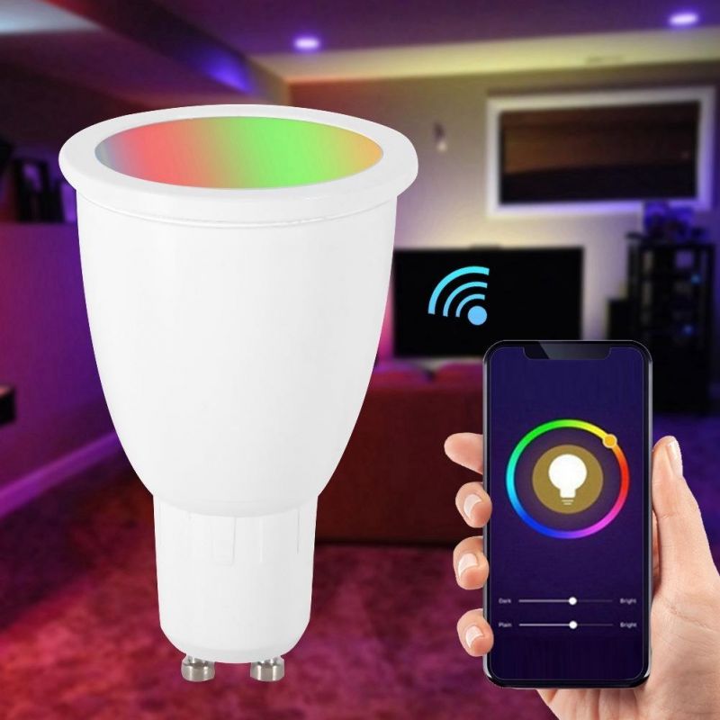 LED Spotlight Wireless LED Lamp 6W MR16 / GU10 LED Bulb Color Change RGB WiFi LED RGB Spotlight