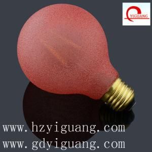 Red Frosted G80 E27 3.5W LED Light Bulb