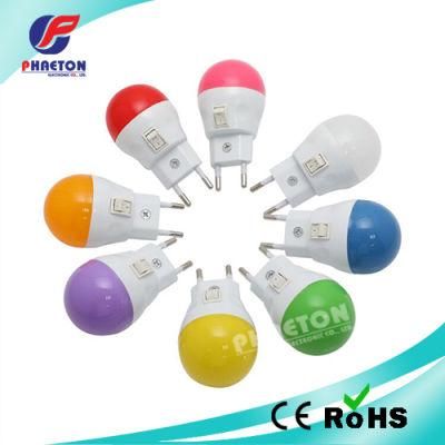 Colorful LED Night Bulb with Switch