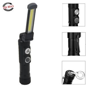 Fold &amp; Swivel Rechargeable USB 18650 COB LED Slim Work Lamp Light