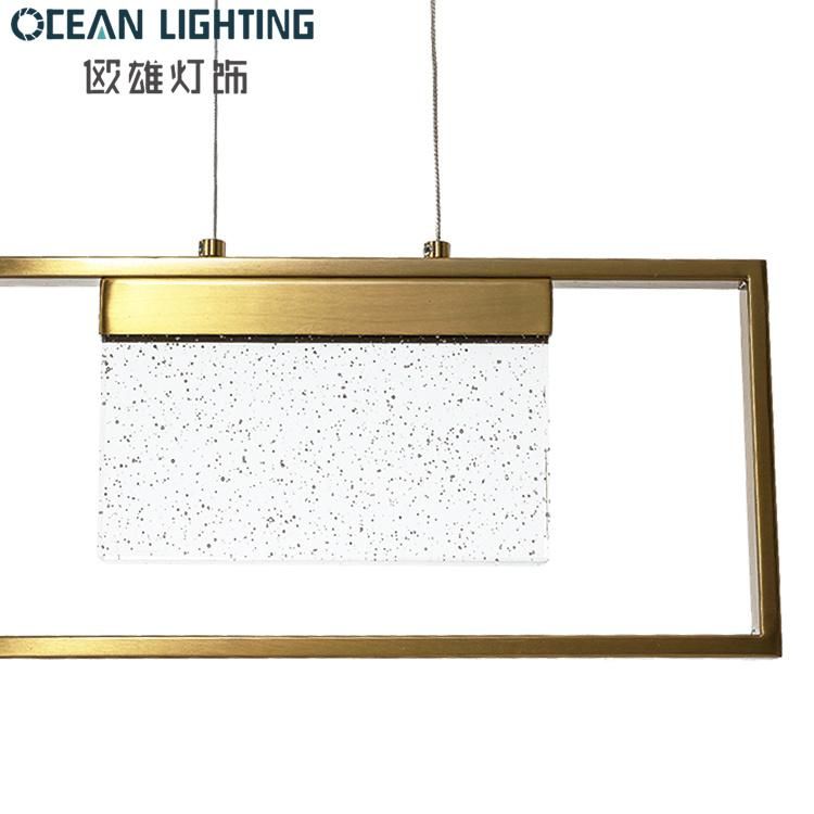 LED Modern Simple Lighting Crystal Glass Decoration Pendant Light