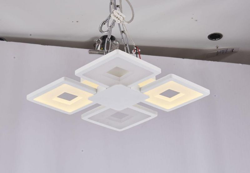 Masivel Simple Clear Square Lighting Acrylic Cover LED Ceiling Light