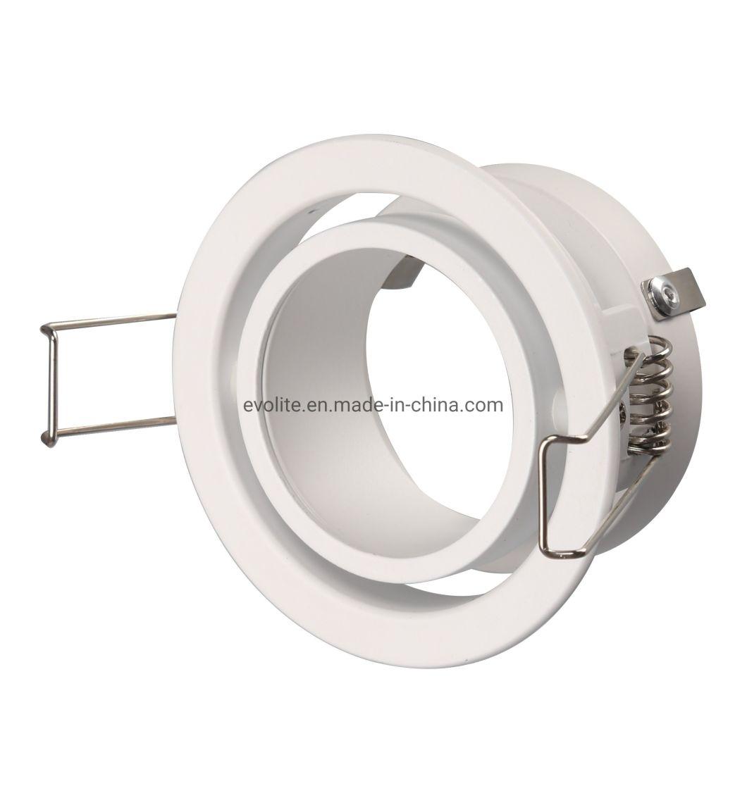 Ceiling Cut out Size 70mm LED Down Light Housing Casing MR16 GU10 LED Recessed Light Housing