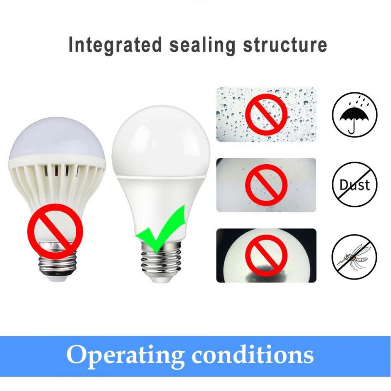 LED Smart Lighting Lamp 10W E27 B22 Light Sensor LED Light Bulb Night on Day off Intelligent Bulb Lamp with CE RoHS Approval