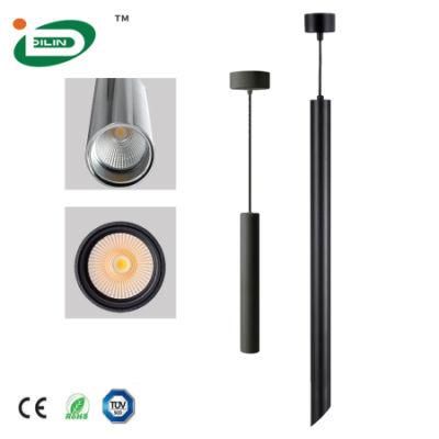 Customized Color 8W Small Die-Cast Aluminum Dimmable Ceiling LED Pendant COB Spot Light