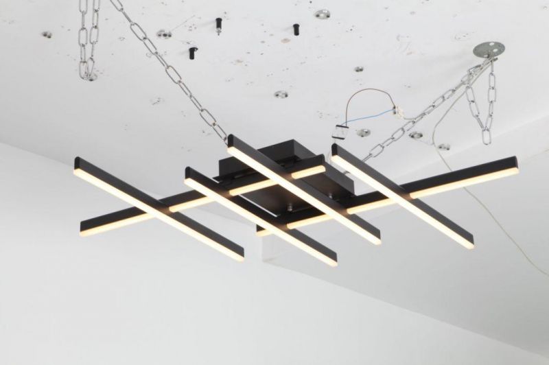 Masivel Lighting Modern Linear Aluminum LED Pendant Light LED Chandelier Light