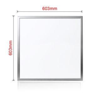 Office Lighting Square Silver Dimmable Square Ultra Thin42W LED Panel Light 600 mm X 600 mm Troffer
