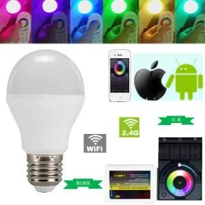 WiFi Smart E27 Daylight Bulb Colorful with Remote Control