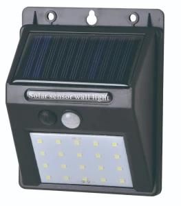 Waterproof IP65 Light Sensor Wall Lamps 73 LED Solar Wall Garden Light