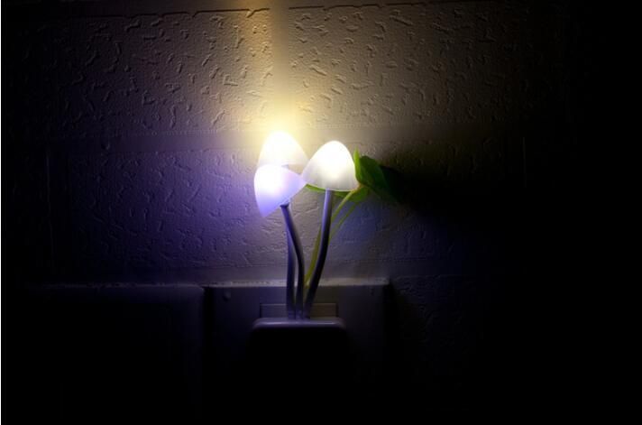 Mushroom Night Light LED Nightlight Plug in Night Light Nursery Bed Lamps