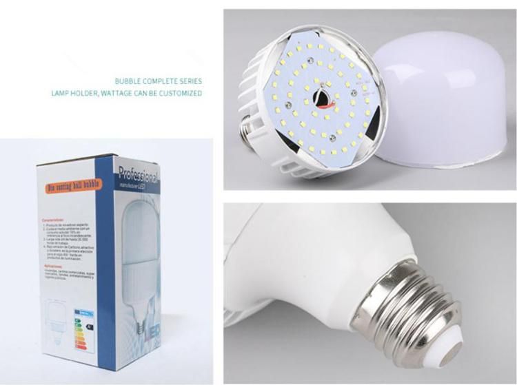 LED T Shape 50W E27 B22 6500K Pure White Dia-Casting Aluminum China Light Bulb LED LED Light Bulb
