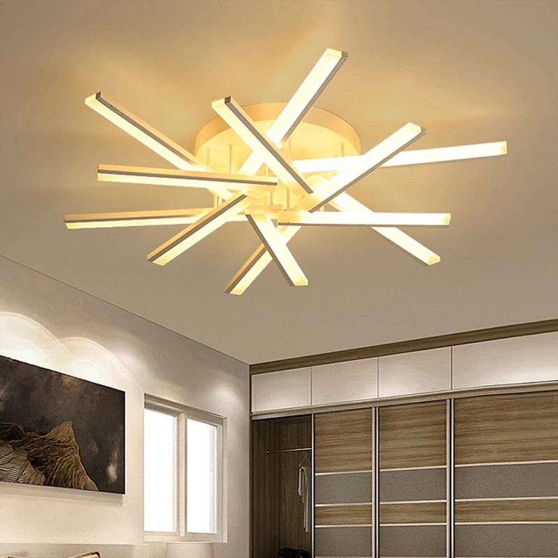 45W Modern Gold Aluminum Residential Bar Ceil LED Light Ceiling Lamp Lights Lighting