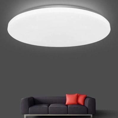 Modern Decorative Energy-Saving Wave Shape Ceiling Lamps White Round 18W with LED Strips