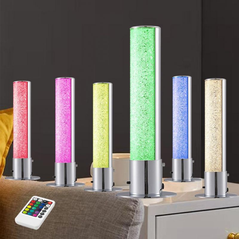 LED Table Lamp Without Sparkly Crystal-Look Bedside Decoration Desk Lamp