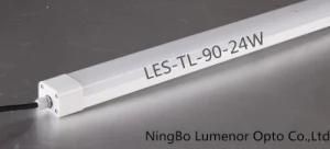 SMD 24W IP65 High Power High Lumen LED Light LED Lampled Tri-Proof Lamp for Street with CE (LES-TL-90-24WA)