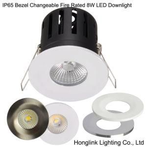 8W IP65 Waterproof Ceiling Lighting Dimmable LED Down Light Fire Rated Downlight