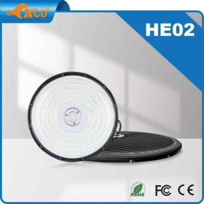 Smart Slim IP65 Motion Sensor Industrial Warehouse 100W 150W 200W 240W UFO Linear LED High Bay Light