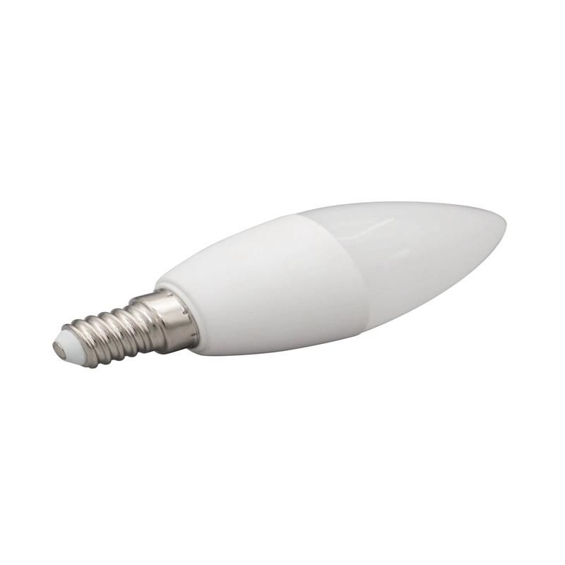 Ce RoHS Approved Energy Saving LED Candle Lighting Lamp C37 C35 Light E14 E27 Base 5.5W LED Bulb Lamp