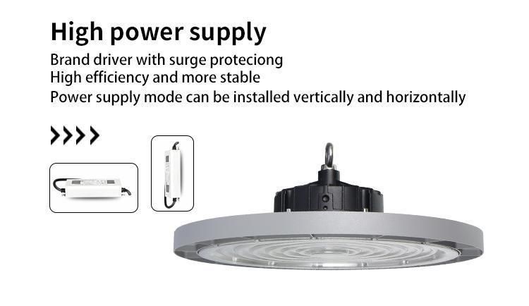 Waterproof Photo Sensor LED Highbay Light Industrial Linear LED Smart UFO 100W 120W 150W 200W 240W High Bay Light