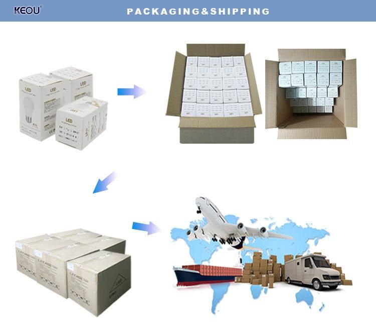 A60 7W 9W 12W E27 LED Bulb 6500k