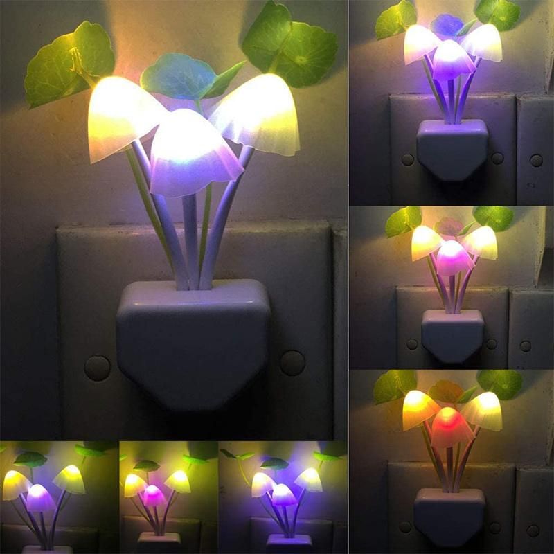 LED Mushroom Lamp Manufacturer Model Is Complete Pink Multicolor Children Gift Baby Kids Room LED Night Light Mushroom Lamp