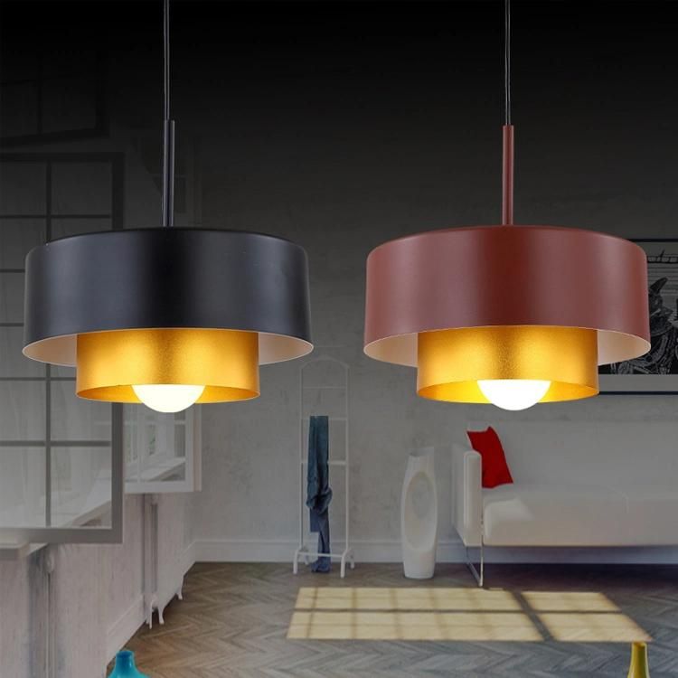 Red Color Round Pendant E27 Light