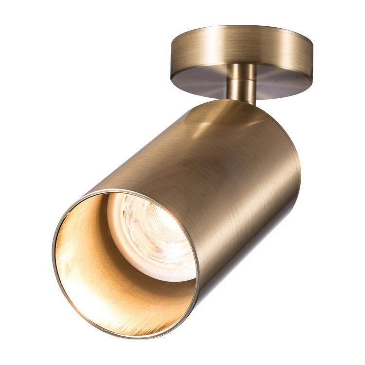 Modern Spotlight Golden Finish Suspension Mounted for Chain Store