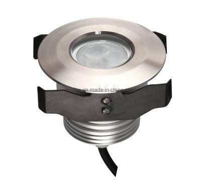 Stainless Steel 316L Waterproof LED Ground Light in Ground Swimming Pool Outdoor