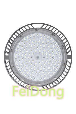 Durable Flat White Waterproof Manufactory Warehouse Shop Long Lifespan AC100-265V UFO LED High Bay Light