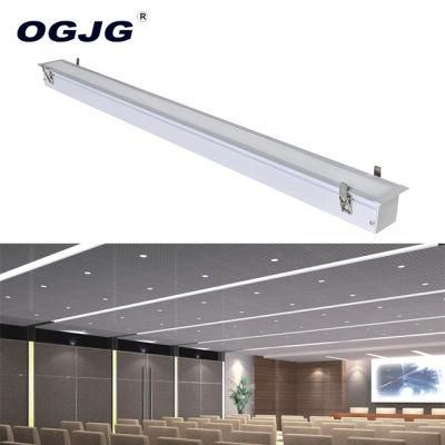 Ogjg ETL Modern Shop Office Dimmable LED Recessed Linear Light