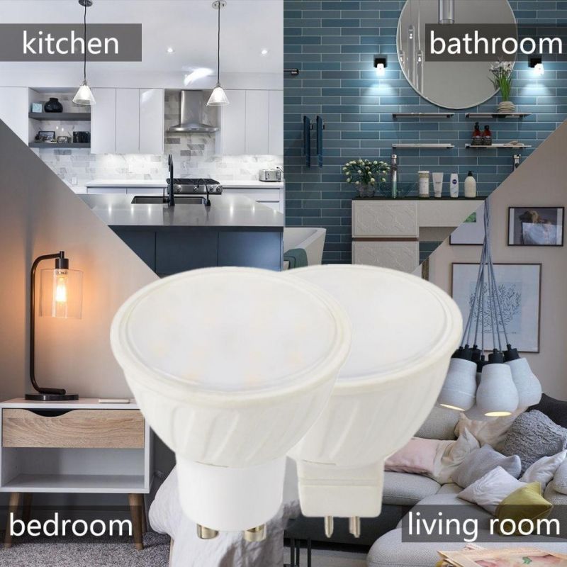 High Quality LED Bulb Light High Power 7W/8W/9W GU10 MR16 Plastic Aluminum Recessed LED Spotlight for Indoor Lighting.