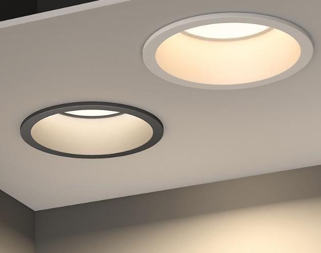 12W PC Cover Recessed General Lighting COB LED Downlight