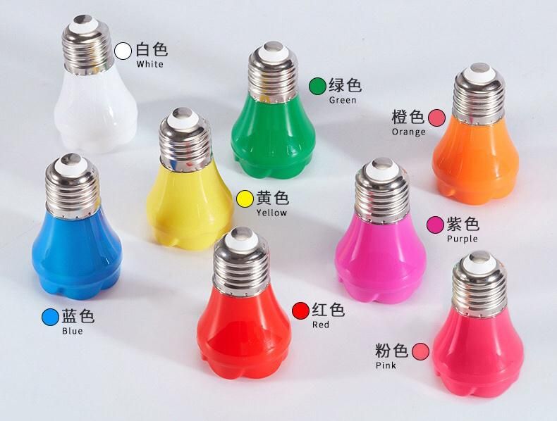 Rose Holiday Decoration LED Colorful Light Bulb
