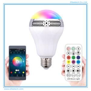 LED Christmas Light Bluetooth Speaker Bulb RGBW Amusement Smart Lights