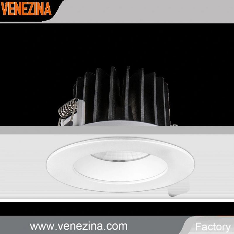 2020 New Round COB LED Spotlight IP44 15W LED Indoor Lighitng Fixture Ceiling Recessed LED Downlight