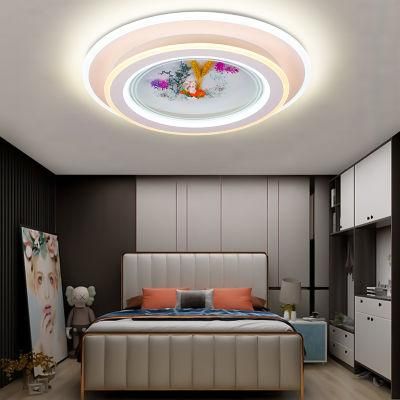 Dafangzhou 134W Light Lighting China Factory Red Ceiling Light European Style LED Ceiling Light Applied in Dining Room