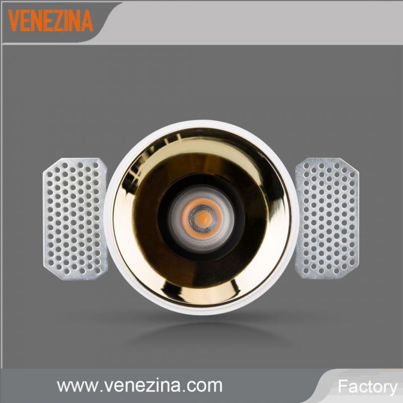 COB LED Ceiling Protect IP65 Invisible-Fixed Aluminum LED Downlight Trimless Down Light