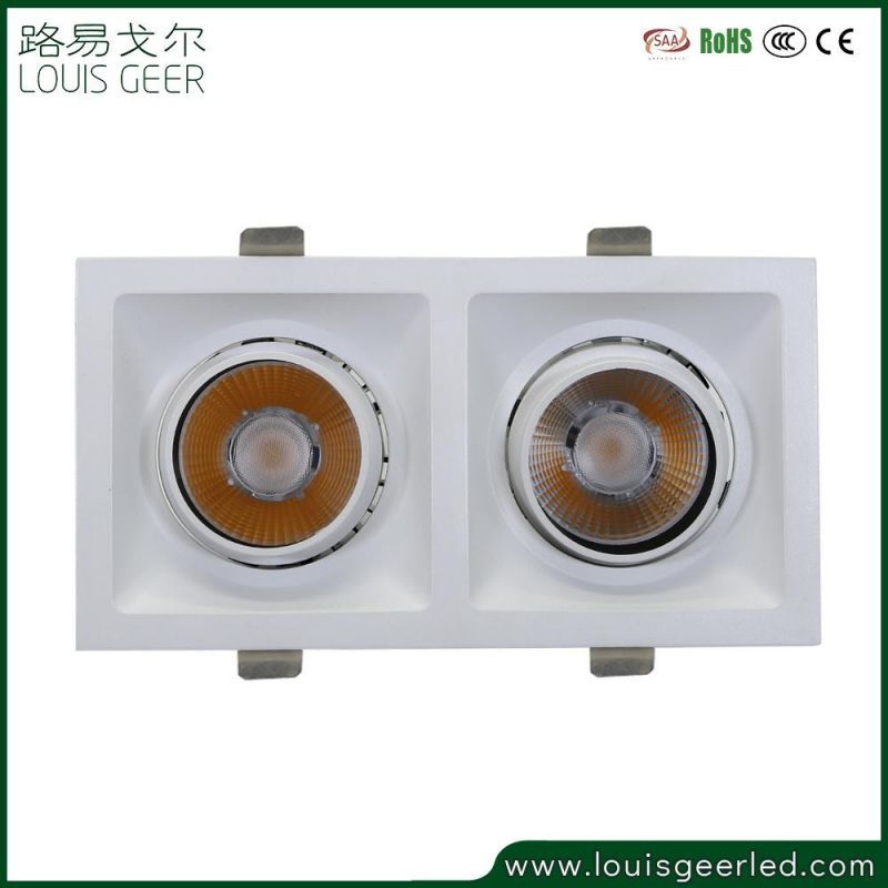 High Quality Ra 95 Aluminum COB 30W Recessed LED Down Light for Project Hotel