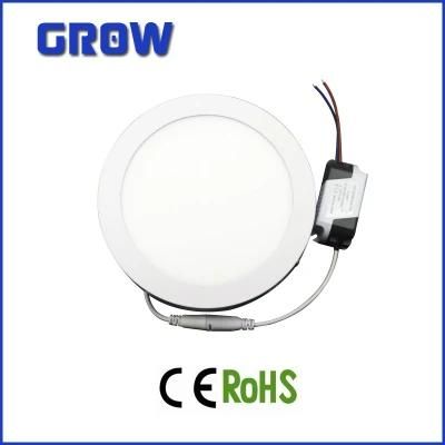 New CE RoHS ERP LED Light Lamp SMD 12W Round Surface Mounted LED Ceiling Panel Light IP20 for Indoor Lighting