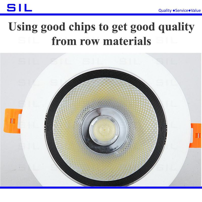 3CCT 4W Commercial Bedroom Kitchen Hotel COB Recessed Indoor Ceiling Spot Light LED Spotlight