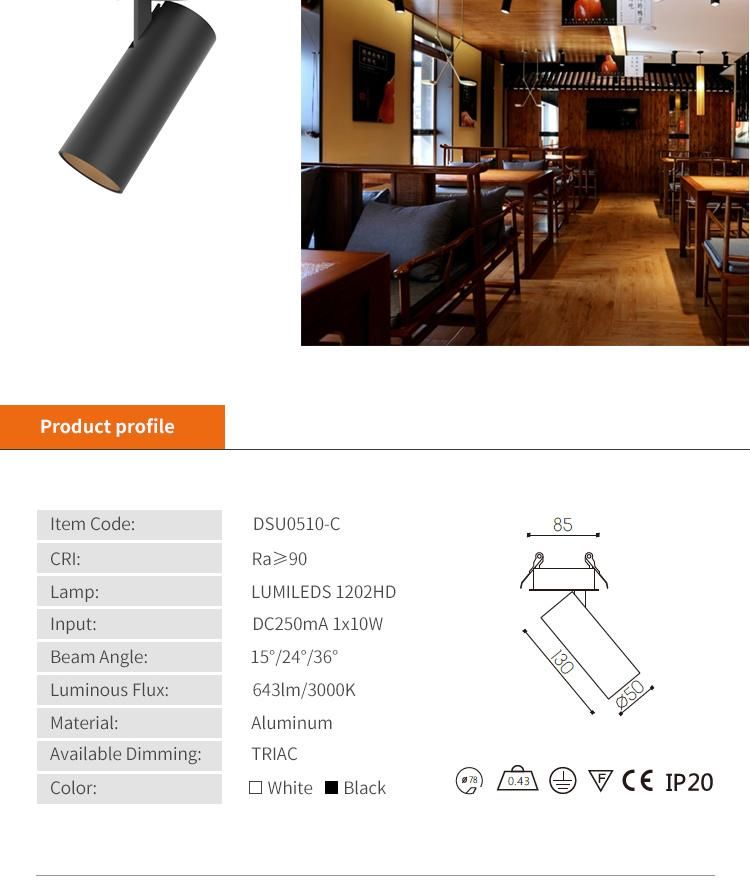 Indoor Dimmable Adjustable Recessed Ceiling LED Spotlight
