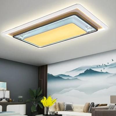 Dafangzhou 335W Light China Solar Ceiling Light Suppliers LED Ceiling Fans Brown Frame Color Ceiling Lamp Applied in Living Room