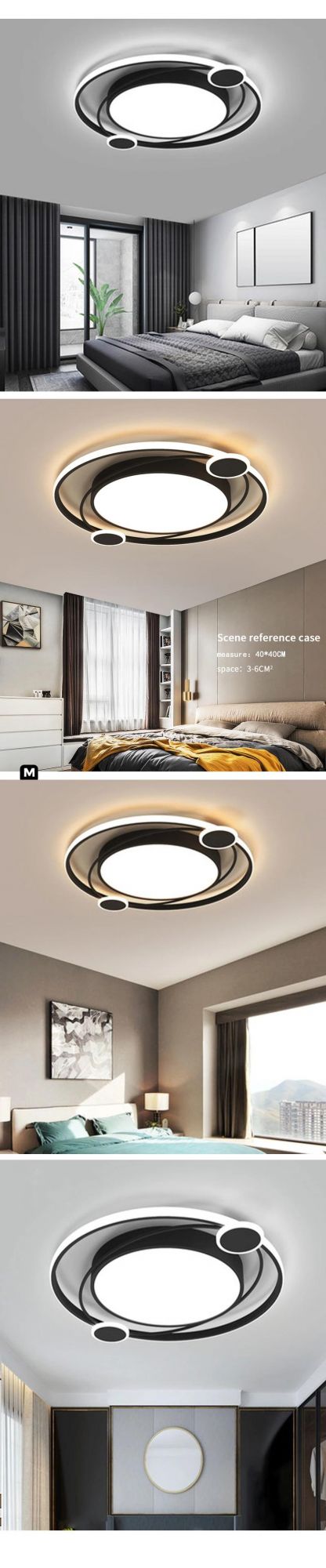 2021 Wholesale Price Home Indoor Bedroom Hotel Simple Round Fancy LED Ceiling Light