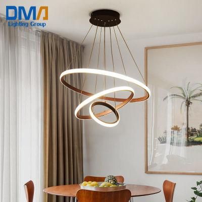 Modern Decorative Rings Pendant Lamp Postmodern Lighting