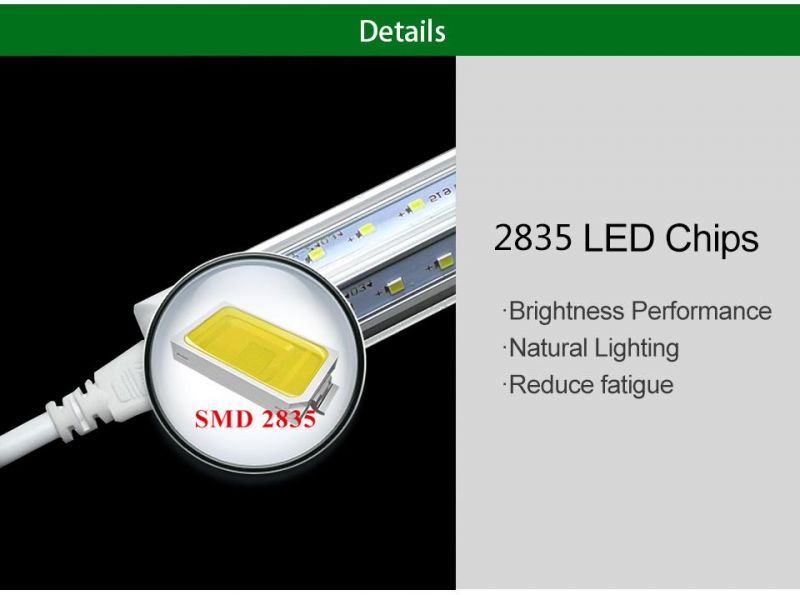 V Shape LED Tube Lamp T8 220V 110V 570mm 2FT 20W 2000lm Integrated LED Tube Light 2835 SMD Super Bright LED Fluorescent Light
