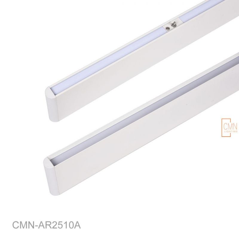 Extremely Thin Linear Light Linear Anti-Dazzle Pendant Light with 25mm Width, 100mm High