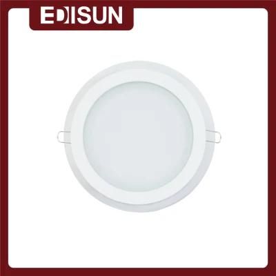 Glass LED Round Ceiling 12W 18W 6W 3W Panel Light