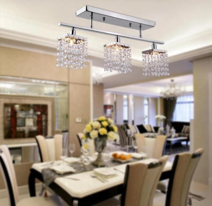 LED Hot Selling Modern Minimalist Crystal Lamp Luxury Crystal Ceiling Lamp