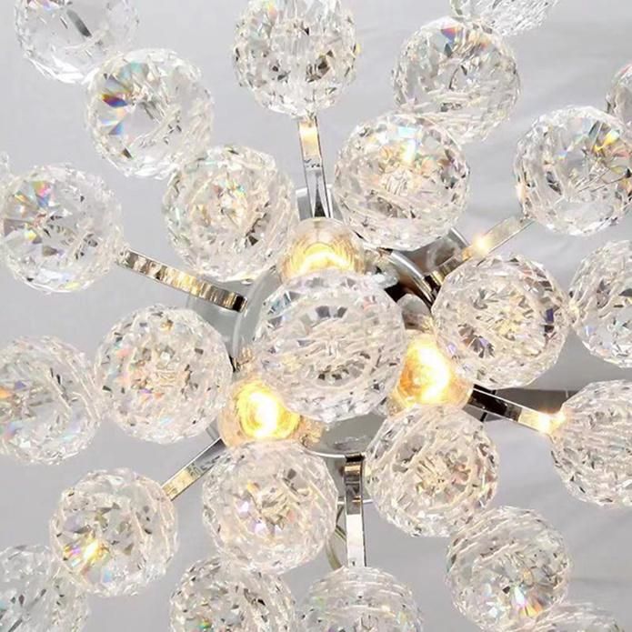 Hot Selling Crystal Lamp Modern Minimalist Bedroom Room Transparent Crystal Ceiling Light