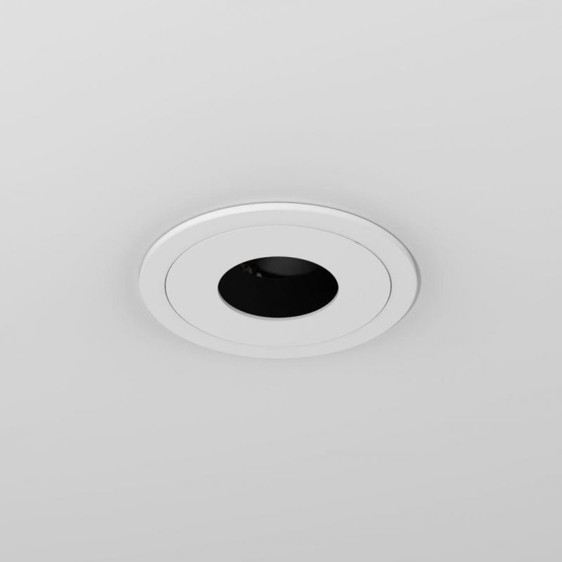 Round Adjustable Ceiling Dimmable Recessed IP20 Housing LED COB Downlight